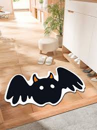 living 1pc halloween bat floor mat