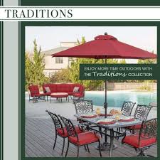 round outdoor fire pit dining set