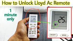 how to lock and unlock ac remote you