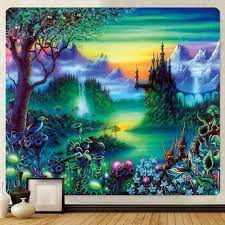 Buy Magical Forest Tapestry Castle