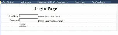 login and create login page in asp net