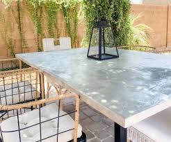 A Diy Concrete Table For Just 50