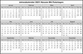Dabei können sie sich eine vorlage aussuchen, die ihren. Kostenlos Druckbar Jahreskalender 2021 Hessen Zum Ausdrucken Jahreskalender Jahres Kalender Kalender Zum Ausdrucken