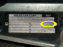 Determining Color And Trim Codes Volvo Forums Volvo