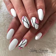 You can do this by using different shades of pink and creating a gradient by dabbing the different pink shades onto your nails with a sponge. 23 Creative Ways To Wear Pink And White Nails Page 2 Of 2 Stayglam