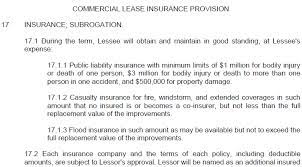 Commercial Lease Agreement Insurance Clause gambar png