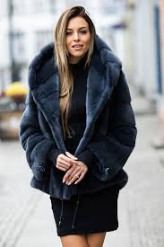 Ladies Genuine Mink Fur Coat Women