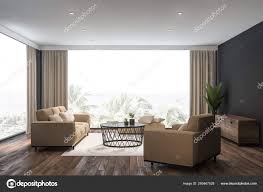 gray living room interior beige sofa