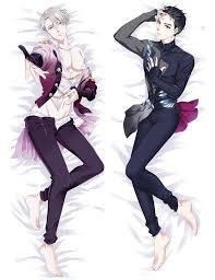 Affording passage in two directions: Japanese Anime Yuri On Ice Male Body Pillow Cover Case Pet Decorative Pillows Pillowcase 2way Yuri On Ice Body Pillow Anime Dakimakura