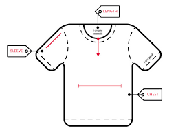 t shirt size guide chart i am pilot