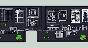 two y house 2d dwg plan for