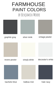 Farmhouse Paint Colors By Benjamin Moore