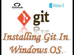 git configure git in windows for
