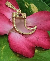 gold plated lion nail pendant at rs 14