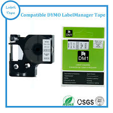 Us 17 99 Dymo Label Maker 40913 Black On White 9mm 40913 Dymo D1 Label Tape Compatible For Dymo Labelmanager Printer Ribbons In Printer Ribbons From