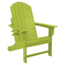 Lime Plastic Adirondack Chair