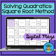 Solving Quadratic Equations By Square