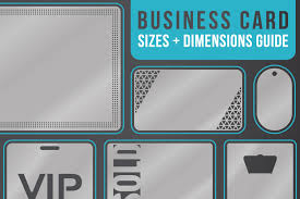 business card sizes and dimensions