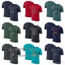 Men Titans 49ers Eagles Jets Saints Patriots Vikings Dolphins Chargers Fan Gear Icon Performance T Shirt
