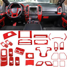red car interior decoration trim kit