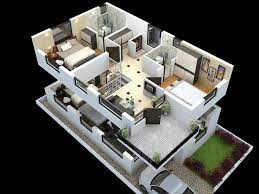 Print Of Duplex Home Plans And Designs