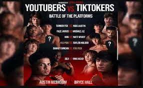 Produced and distributed by livexlive media, the event is for 'entertainment only' and you'll have to pay if you want to watch it. Youtubers Vs Tiktokers Who Will Be Triumphant In A Boxing Game Xperimentalhamid