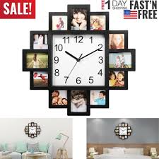 Photo Frame Clock Picture Collage 12 P