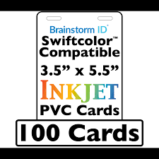 conference badge size inkjet pvc cards