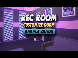 rec room how to customize your dorm