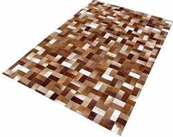 patchwork leather carpet