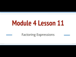 Grade 6 Module 4 Lesson 11