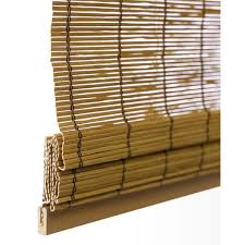 Natural Woven Bamboo Roman Shade