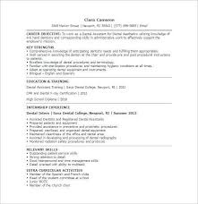 Display a warm, friendly demeanor and gentle touch during all dental procedures, earning consistent praise from patients and employers. Dental Assistant Objective For Resume Dental Assistant Resume Example Myperfectresume