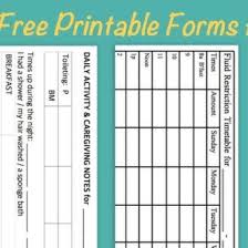 Daily Notes For Caregivers Free Printables Creating