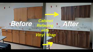reface cabinet doors with vinyl wrap
