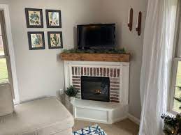 Build A Corner Fireplace For Under 300