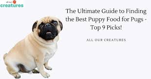 find the best puppy food for pugs top