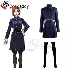 Tap on the code below to copy it Jujutsu Kaisen Sorcery Fight Kugisaki Nobara Suit Outfit Cosplay Costume For Sale