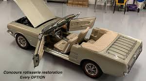 1966 mustang convertible high options