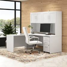 30d l shaped office desk with hutch