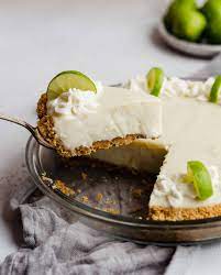 key lime pie with sour cream salt