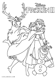 In frozen 2 (by disney), anna and elsa must head on a dangerous mission with kristoff, olaf and sven to the enchanted forest. Disney Coloring Pages Cool2bkids