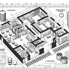 white wine factory floor plan