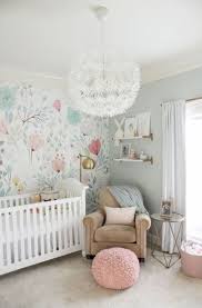 Floral, action figures, geometrical or even landscape wallpapers. 45 Trendy Bedroom Wallpaper Ideas Luxury Girl Nursery Room Baby Girl Nursery Room Nursery Baby Room