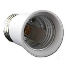 Lh0904 E26 Socket Extender E26 Medium Base Lamp Extender Extends Lamp