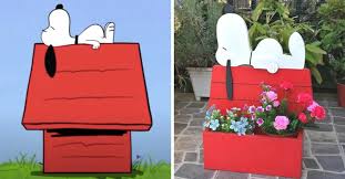 A Diy Snoopy Doghouse Planter Will Add
