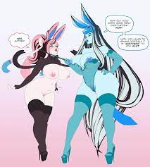 Sylveon Lou & Glaceon Laure by TheKite - Hentai Foundry