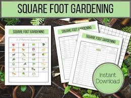 Square Foot Garden Planner Gardening