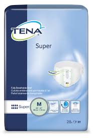 Tena Super Briefs Incontinence Briefs For Women And Men