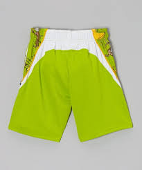 Flow Society Lime Green Monkey Banana Lacrosse Shorts